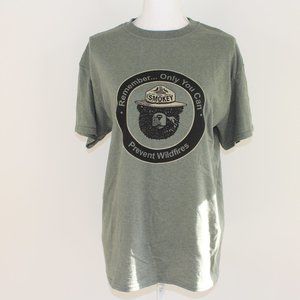 Smokey The Bear Graphic Tshirt NWOT